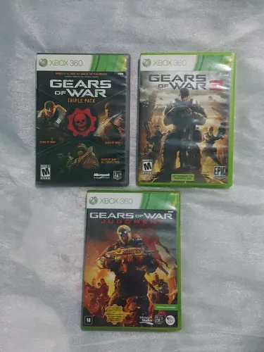 Gears of War Xbox 360 - 3 Jogos Originais