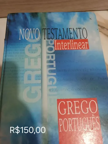 Livro Novo Testamento Interlinear Grego/Português