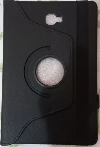 Case capa giratória para Tablet Samsung A10.1 couro e plástico.