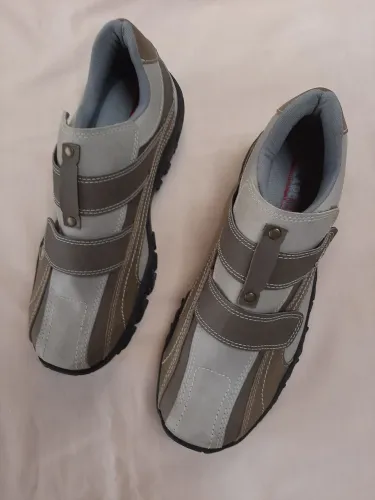 Tênis Casual Masculino Bege/Marrom