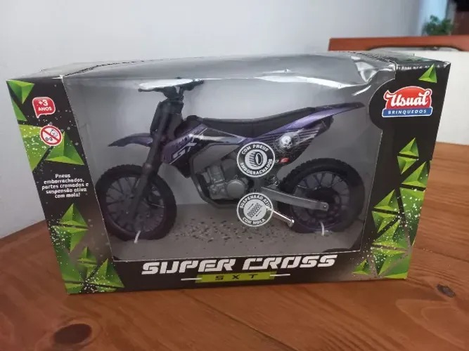 Moto Infantil Super Cross Miniatura Menino.
