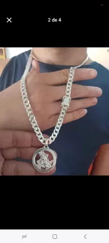 Cordão de Prata 925 com Pingente
