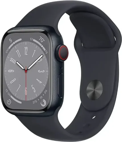 Apple Watch 8 41mm LTE Celular Preto Bateria 90% Garantia S8 ( s8