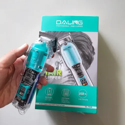 (Nova) Maquininha de Cortar Cabelo Daling Dl-1539 Original