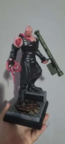 Boneco nemeses resident evil jogo filme terror 3D action figure