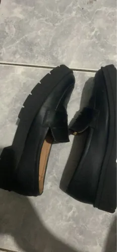 Mocassim Vizzano 38 Preto usado 2x