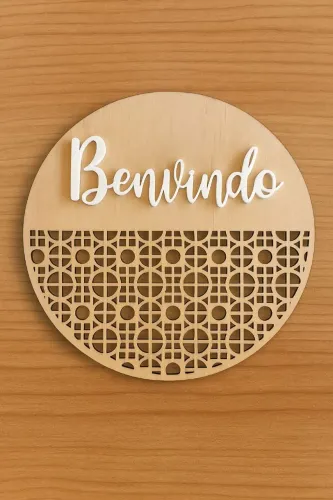 Placa para porta em mdf