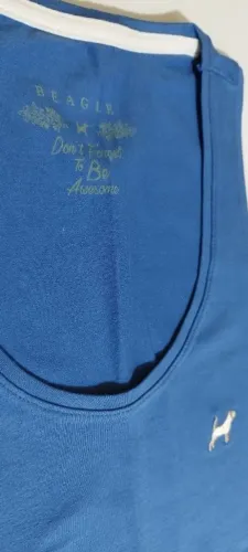 Regata Original Beagle PP azul Royal Algodão Premium