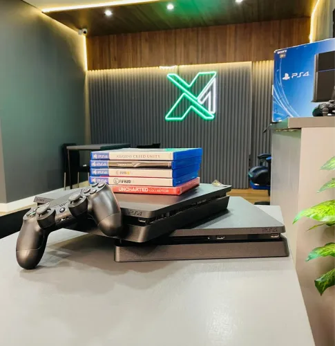 PlayStation 4 slim em oferta e garantia / loja aberta 