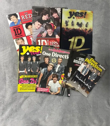 Lote Raro One Direction - Revistas Exclusivas + 2 Livros Oficiais (edições especiais)