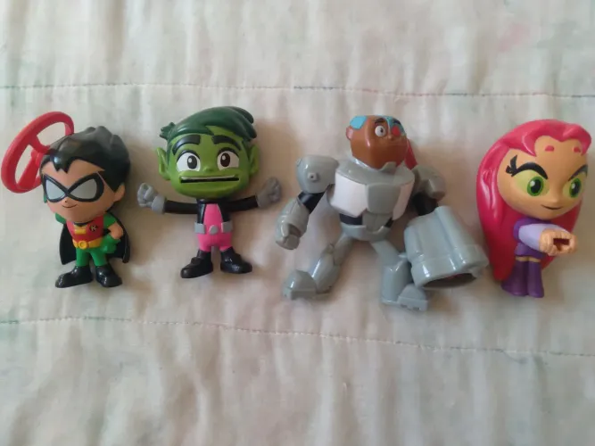 MINIATURAS MCDONALD'S JOVENS TITÃS (VALORES NA DESCRIÇÃO)
