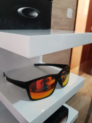  Óculos Oakley Mainlink Preto Lentes Ruby Iridium 