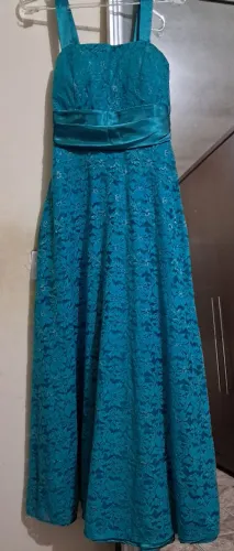 Vestido verde festa