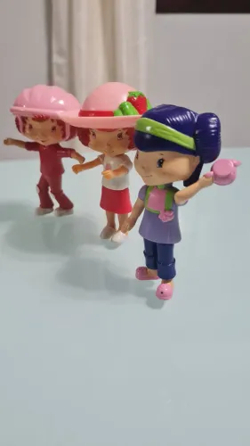 Bonequinhas Strawberry Shortcake - 3 peças