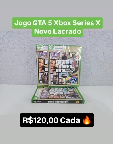 GTA 5 Xbox Series X - Novo Lacrado