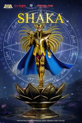 Estátua Shaka de Virgem Saint Seiya Zodiakos Studios