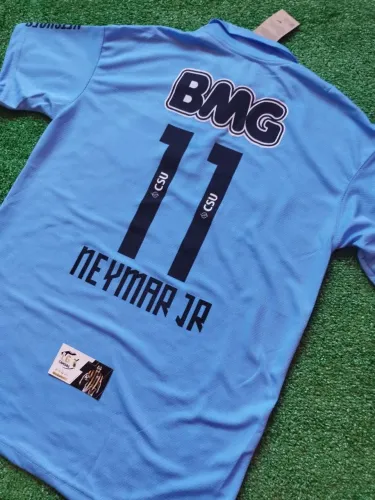 Camisa Retrô Santos FC Neymar Jr. 2012/23 - Azul Pólo
