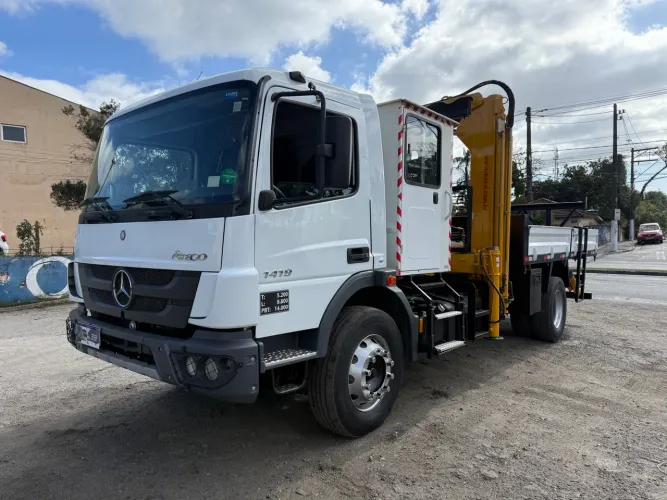 Mb Atego 1419 2021 Munck masal 16 ton cabine auxiliar