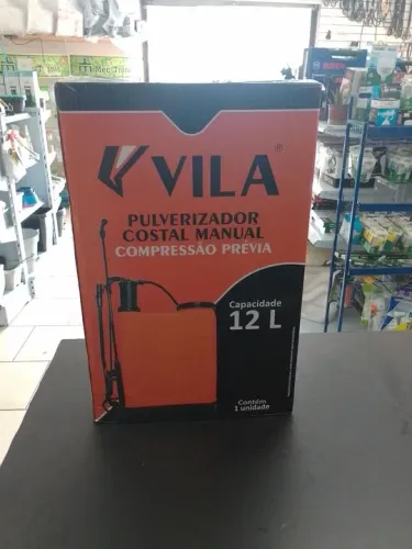 Pulverizador Costal Manual Vila 12L novo