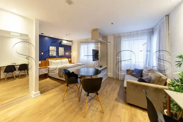 Transamerica Faria Lima, apartamento disponível para venda com 28m², 1 dormitório e 1 vaga