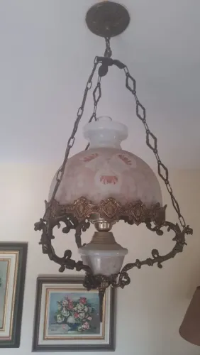 Lustre Antigo Floral