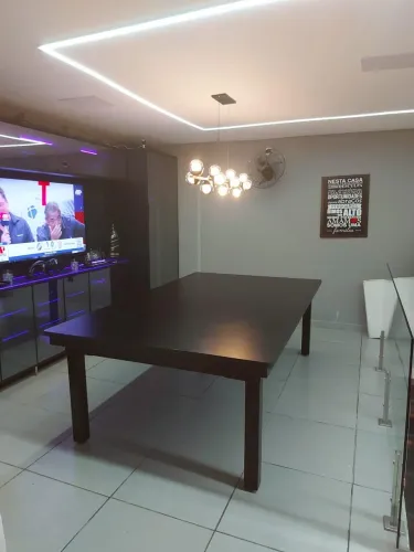 Mesa de sinuca e jantar modelo fusion fini 
