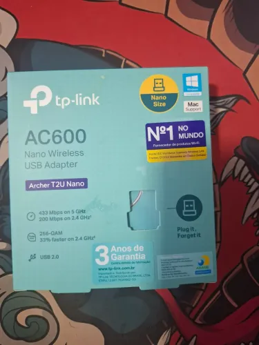 Adaptador USB Wi-Fi TP-Link AC600 Nano