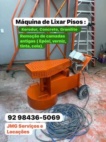Máquina de Lixar Piso aluguel