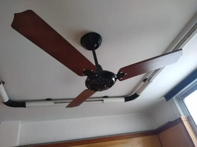 Ventiladores de Teto 3 pás de Madeira