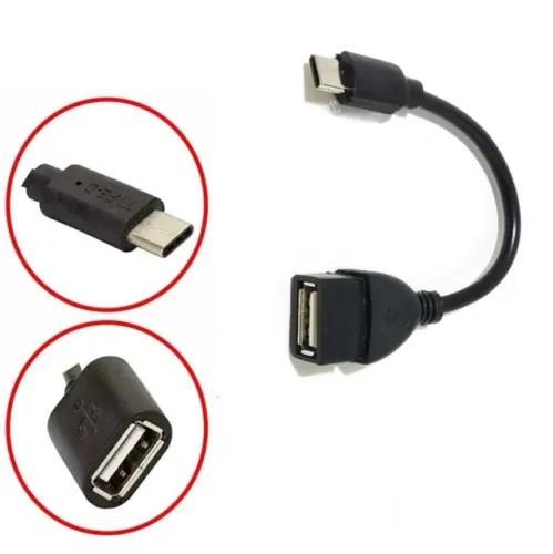 cabo Otg Tipo C Usb 2.0 Para celular