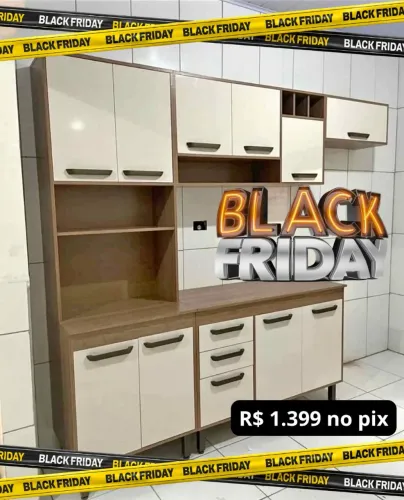 Armário de cozinha Barcelona a pronta entrega 