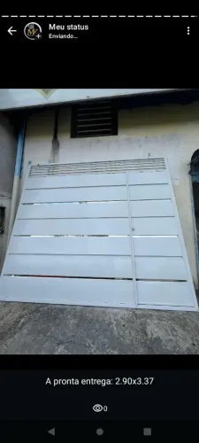 Portão galvanizado 