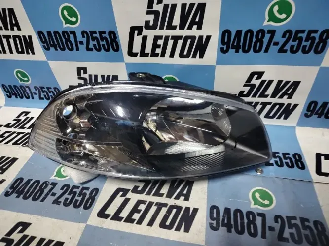 farol direito mascara negra siena/palio 2008 ate 2016 strada 14 a 2020 novo importado