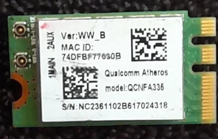 Placa de rede wireless para vários notebooks 