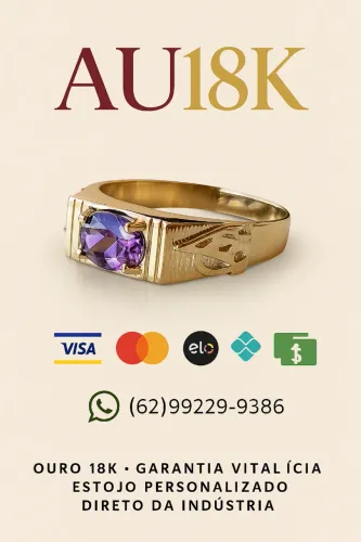 Anéis de Formatura para todos os cursos em Ouro 18k