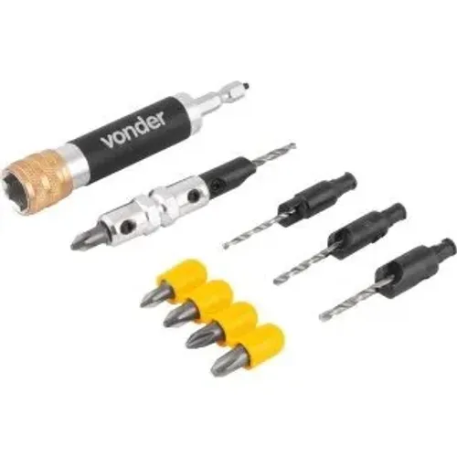 BITS VONDER PONTEIRA+ESCARIADORES C/11PCS 1/4POL