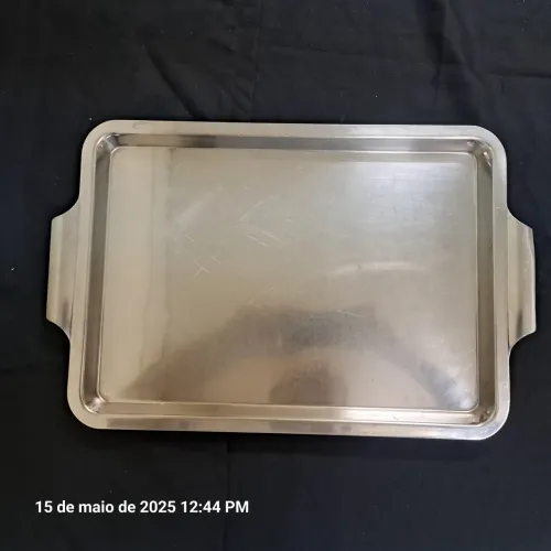 Bandeja de Aço Inox para Servir