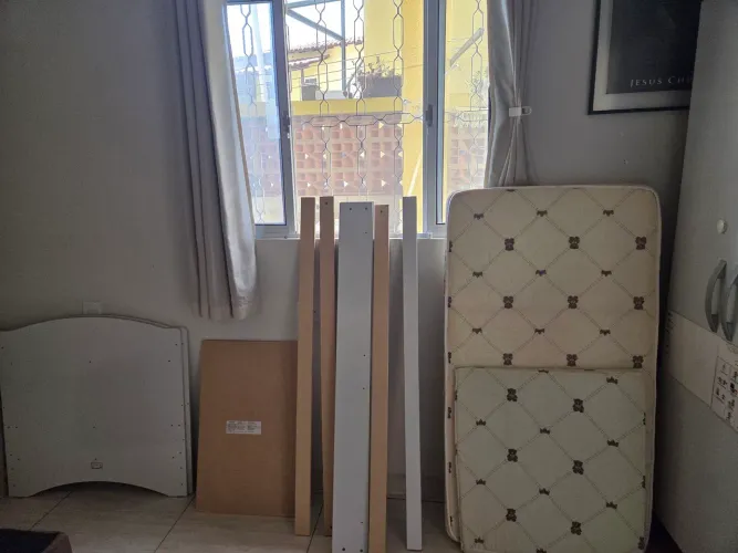 Berço mini cama com colchão 