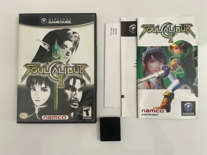 Soul Calibur II + Memory Card - Nintendo GameCube Originais
