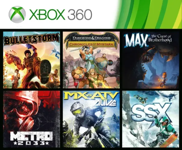 Game - Xbox 360 - Lote 6 Games