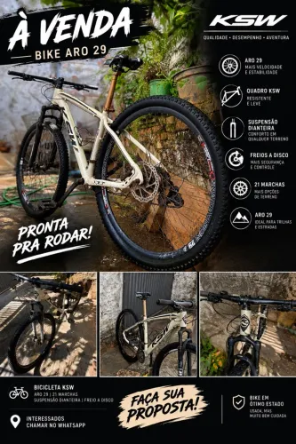 Bicicleta aro 29 zera Kws