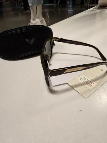 Óculos de sol Armani Polarizado verde Havana NOVO