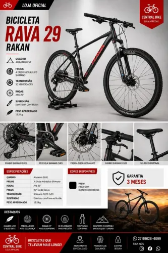 Bicicleta RAVA 29 kanan
