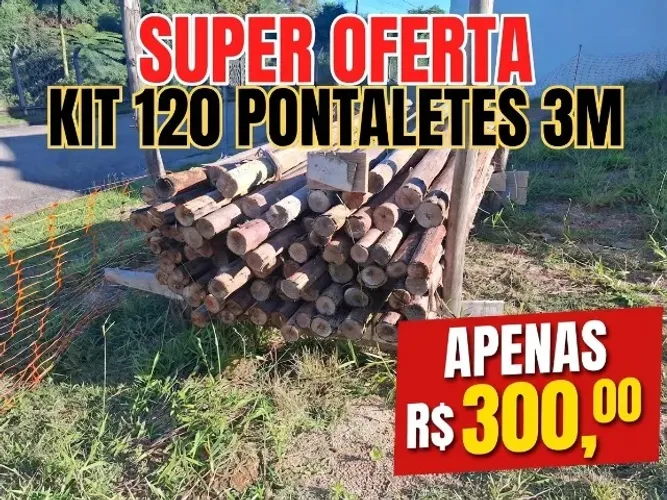 Kit 120 Pontalete 3m