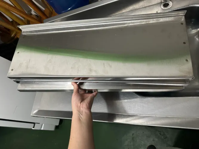 4 Prateleiras de aço inox NOVAS