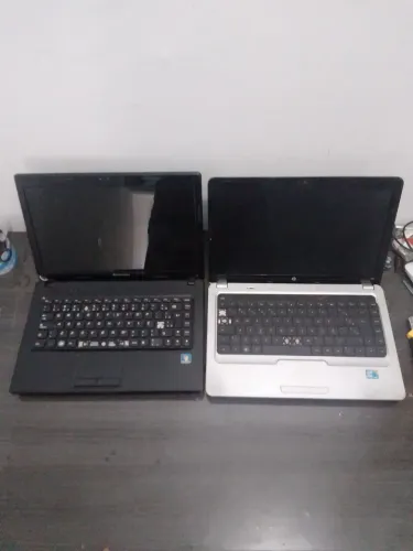Lote 2 Notebook Defeito Não Liga Pra Peças ou Arrumar hp g42 Lenovo g475