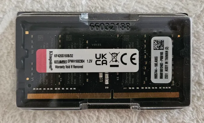 Memória RAM Kingston KF426S16IB/32 - 32GB - DDR4 - 2666MHz - Para Notebook