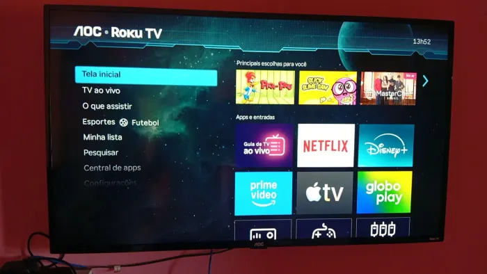 Vende uma TV AOC 43 polegadas semi nova