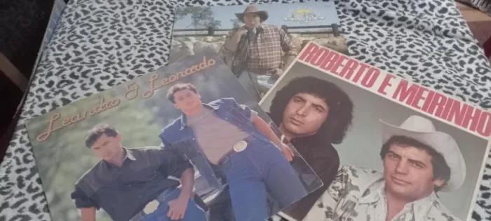 Sertanejos - Combo 03 Lps Vinil Originais.
