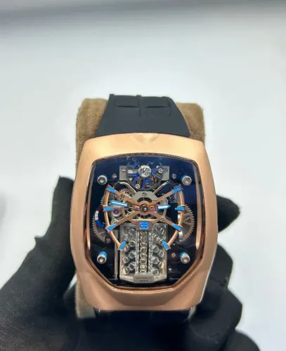 Relógio Estilo Jacob&Co Modelo Bugatti Automático Design Exclusivo ETA